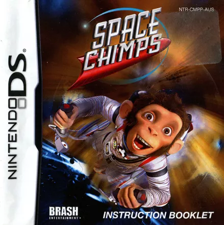 Space Chimps Nintendo DS Manual Front