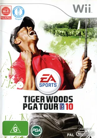 Tiger Woods PGA Tour 10 Wii Front Cover