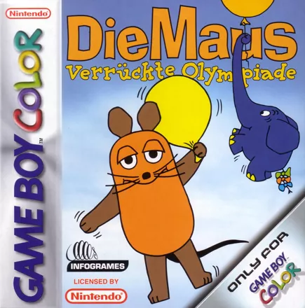 Die Maus: Verr&#xFC;ckte Olympiade Game Boy Color Front Cover