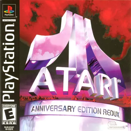 Atari: Anniversary Edition PlayStation Front Cover