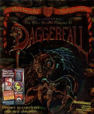 The Elder Scrolls: Chapter II - Daggerfall DOS Front Cover