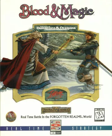 Blood &#x26; Magic DOS Front Cover