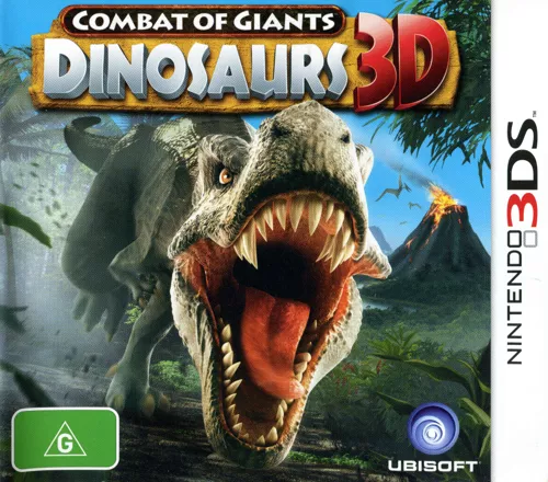 Combat of Giants: Dinosaurs 3D Nintendo 3DS Front Cover