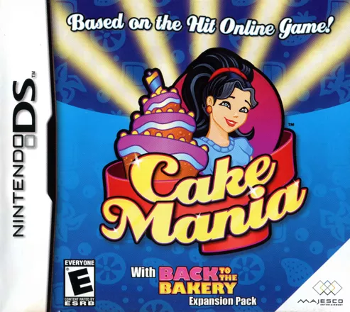 Cake Mania Nintendo DS Front Cover