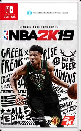 NBA 2K19 Nintendo Switch Front Cover