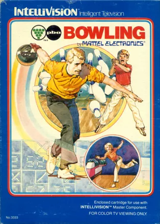 PBA Bowling Intellivision Front Cover