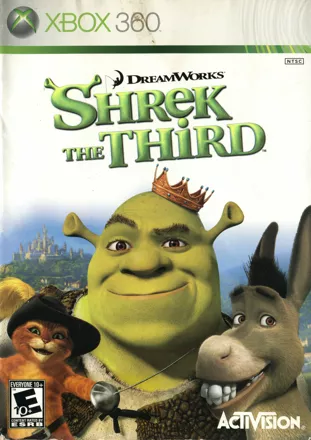 Shrek the Third Xbox 360 Front Cover