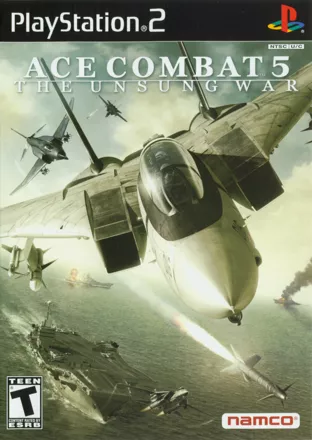 Ace Combat 5: The Unsung War PlayStation 2 Front Cover