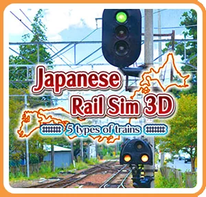 Japanese Rail Sim 3D: 5 types of trains Nintendo 3DS Front Cover