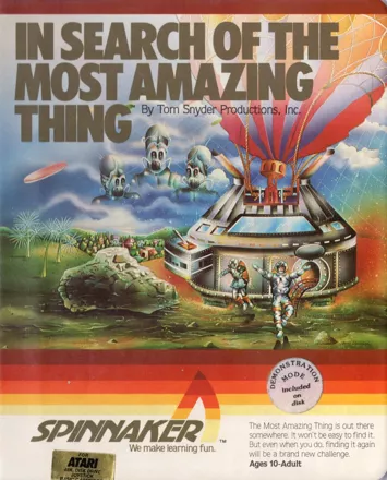 In Search of the Most Amazing Thing Atari 8-bit Front Cover