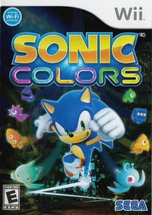 Sonic: Colors Wii Front Cover