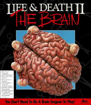 Life &#x26; Death II: The Brain DOS Front Cover