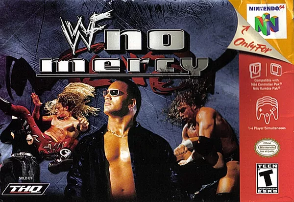 WWF No Mercy Nintendo 64 Front Cover