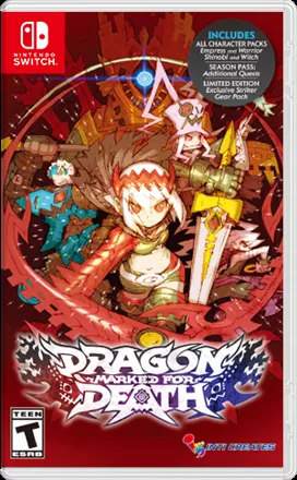 Dragon Marked for Death: Advanced Attackers Nintendo Switch Front Cover 1st version