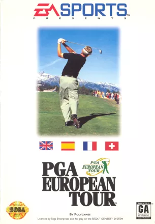 PGA European Tour Genesis Front Cover