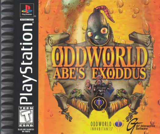Oddworld: Abe&#x27;s Exoddus PlayStation Front Cover