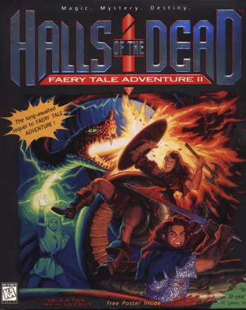 Halls of the Dead: Faery Tale Adventure II DOS Front Cover