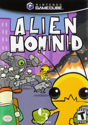 Alien Hominid GameCube Front Cover