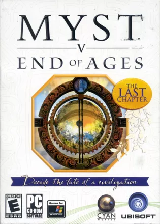 Myst V: End of Ages Windows Front Cover