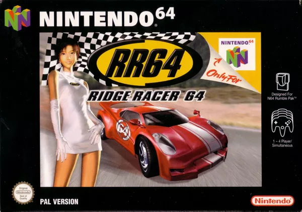 Ridge Racer 64 Nintendo 64 Front Cover