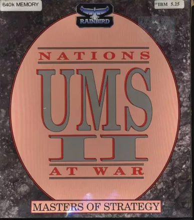 UMS II: Nations at War DOS Front Cover