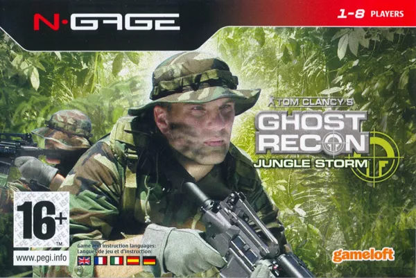 Tom Clancy&#x27;s Ghost Recon: Jungle Storm N-Gage Front Cover