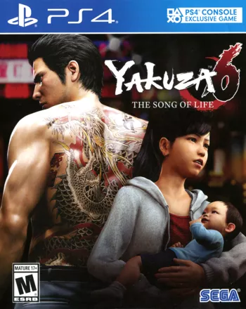 Yakuza 6: The Song of Life PlayStation 4 Front Cover
