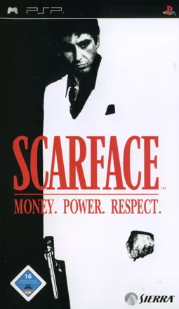 Scarface: Money. Power. Respect. PSP Front Cover