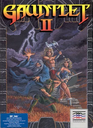Gauntlet II DOS Front Cover