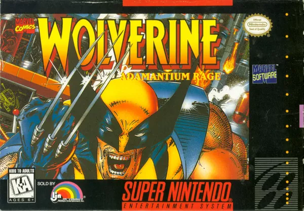 Wolverine: Adamantium Rage SNES Front Cover