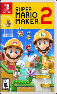 Super Mario Maker 2 Nintendo Switch Front Cover 1st version