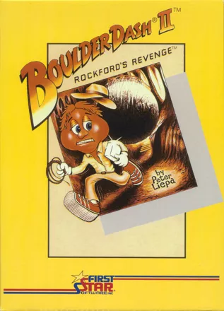 Boulder Dash II: Rockford&#x27;s Revenge Atari 5200 Front Cover