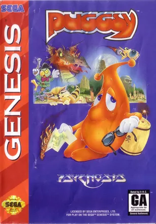 Puggsy Genesis Front Cover