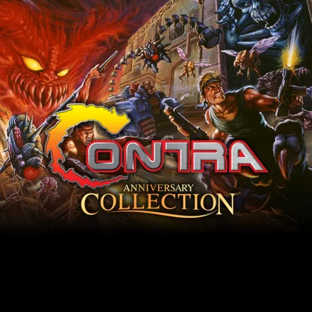 Contra: Anniversary Collection PlayStation 4 Front Cover