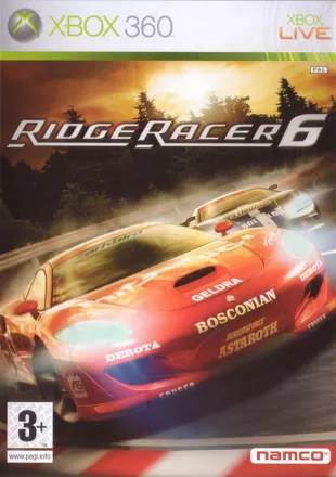 Ridge Racer 6 Xbox 360 Front Cover