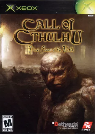 Call of Cthulhu: Dark Corners of the Earth Xbox Front Cover