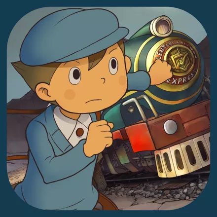 Professor Layton: Diabolical Box HD for Mobile iPad Front Cover