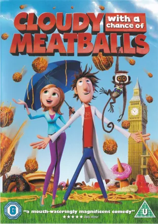 Cloudy with a Chance of Meatballs (included game) DVD Player Front Cover