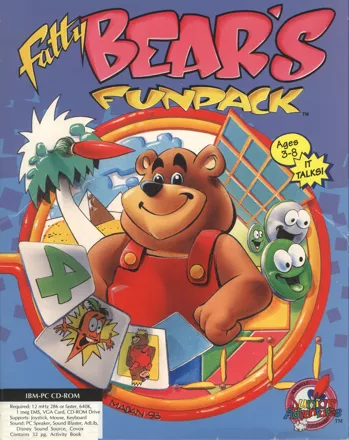 Fatty Bear&#x27;s FunPack DOS Front Cover