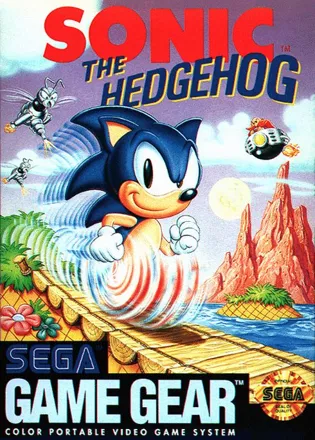 Sonic the Hedgehog Game Gear Front Cover