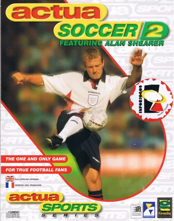 Actua Soccer 2 Windows Front Cover