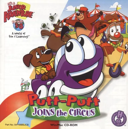 Putt-Putt Joins the Circus Macintosh Front Cover