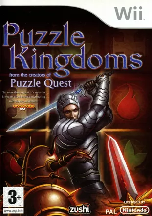 Puzzle Kingdoms Wii Front Cover