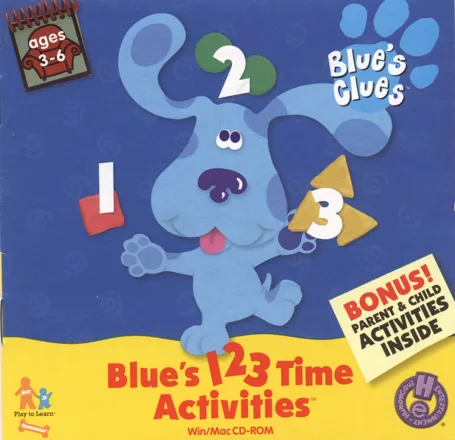 Blue&#x27;s 123 Time Activities Macintosh Front Cover