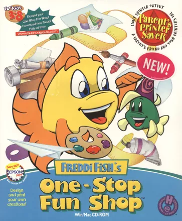 Freddi Fish&#x27;s One-Stop Fun Shop Macintosh Front Cover