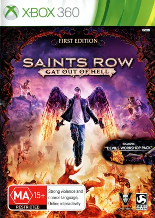 Saints Row: Gat Out of Hell Xbox 360 Front Cover