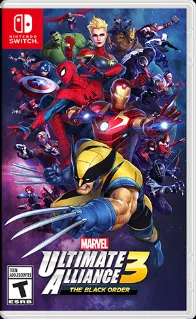Marvel Ultimate Alliance 3: The Black Order Nintendo Switch Front Cover 1st version