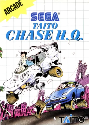 Chase H.Q. SEGA Master System Front Cover