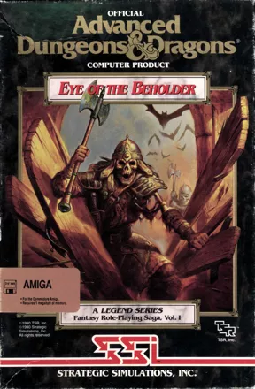 Eye of the Beholder Amiga Front Cover