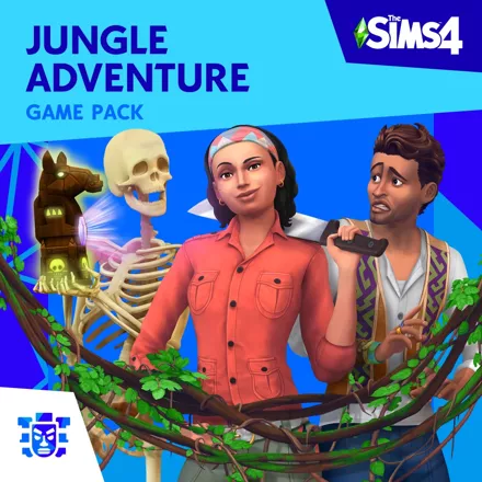 The Sims 4: Jungle Adventure PlayStation 4 Front Cover